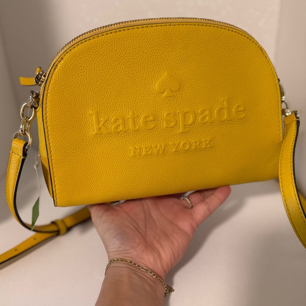 NWT Kate Spade Tori Larchmont Avenue Logo Crossbody - Daffodil Yellow